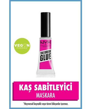 NYX Professional Brow Glue Eyebrow Fixing Mascara Transparent - Buy Online on GoSupps.com