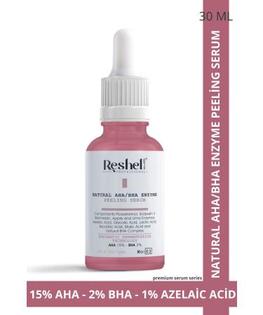 Reshell Revitalizing and Skin Tone Equalizing Red Face Peeling Serum Aha 15% + Bha 2% 30ml