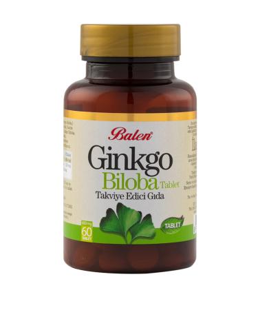 Balen Ginkgo Biloba Tablet 60 X 600 Mg Ginkgo Ginko Biloba Tablet