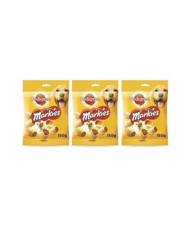Pedigree Markies Biscuit Dog Reward Food 150 Gr X 3 Pieces