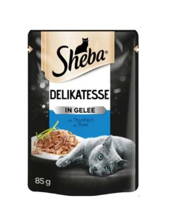 SHEBA Tuna Adult Cat Pouch Food 85 Gr X 12 Pieces