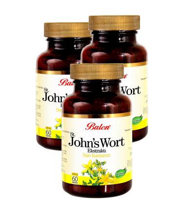 Balen 3 Boxes St. John's Wort Extract Capsule St. John's Wort 375mg X 60 Capsules St. John's Wort