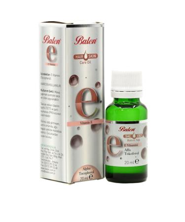 Balen Vitamin E 20 ml Hair and Skin Care Oil Vitamin EE Vitamin
