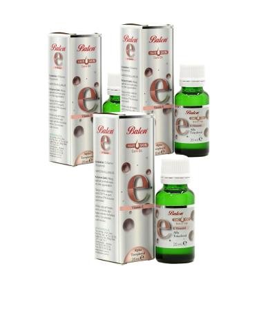 Balen 3 Boxes Vitamin E 20 Ml. Hair and Skin Care Oil Vitamin E 3 Pieces 20 Cc. Vitamin E