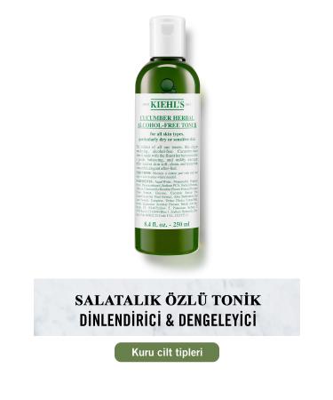 Kiehl's Cucumber Herbal Toner for Dry and Sensitive Skin with Cucumber Extract Alcohol-Free 250 ml