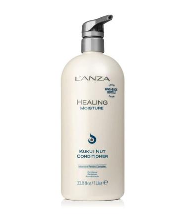 L'anza Healing Moisture Kukui Nut Conditioner - Intensive Moisturizing Conditioner 1000ml