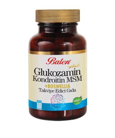 Balen Glucosamine Chondroitin Msm Boswelia 1200 Mg 120 Tablets Glucosamine