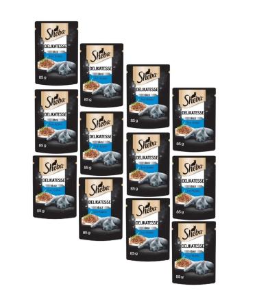 SHEBA Pouch Tuna Adult Cat Canned Food 85 Gr (12 Pieces)
