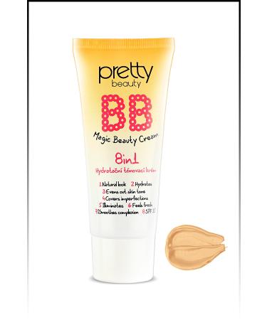 Pretty Beauty Intensive Coverage BB Cream 8in1 Natural Coverage No:3 - Buy Online on GoSupps.com