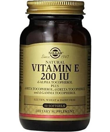 Solgar Vitamin E 200iu 50 Capsules