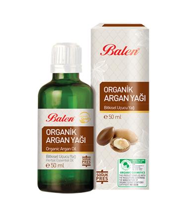 Balen Argan Oil Argan Oil Vegetable Fixed Oil Cold Pressed 50ml Organic Argan Oil for Hair and Skin