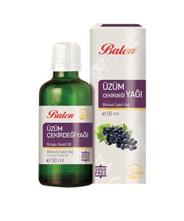 Balen Grape Seed Oil 50 ml Drinkable Cold Pressed Natural Herbal Oil