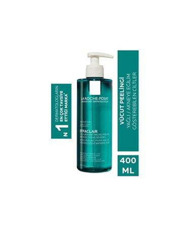 La Roche Posay Effaclar Micro Peeling Gel - Micro Peeling Purifying Gel for Face and Body 400 Ml
