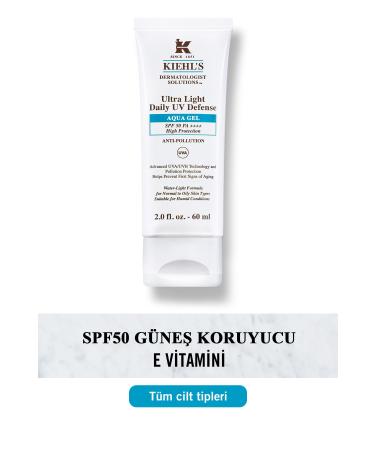Kiehl's Ultra Light Daily UV Protection Aqua Gel Sun Cream - Spf50 60 ml
