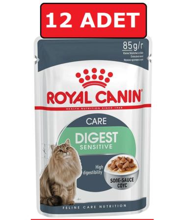 Royal Canin Digest Sensitive Gravy Adult Wet Cat Food Pound 85 gr X 12 Pieces