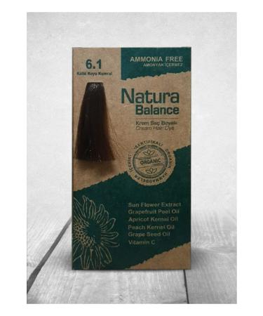 NATURABALANCE Ash Dark Blonde 6.1 60 ml Cream Hair Dye
