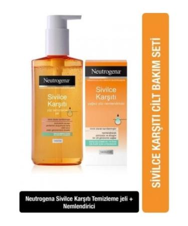 Neutrogena Anti-Acne Oil-Free Facial Cleanser 200 ml Anti-Acne Oil-Free Facial Moisturizer 50 ml