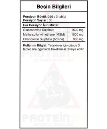 Bigjoy Sports Bigjoy Glucosamine Chondroitin Msm 90 Tablet - Buy Online on GoSupps.com