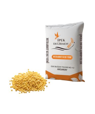 pek De irmen 3 Kg Yellow Millet Budgie Food Plain Dust-Free