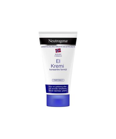 Neutrogena Concentrate Formula Perfumed Hand Cream 75 Ml For Dry And Cracked Hands