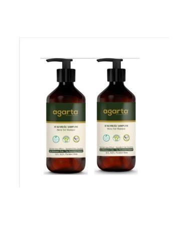 Agarta Horsetail Plant Extract Keratin Containing Anti-Hair Loss Care Shampoo 400 Ml 2 X Pieces