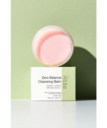 RESH LAB Zero Balance Cleansing Balm 25ml Mini - Vegan Oil Based Facial Cleanser & Makeup Remover - Buy Online on GoSupps.com