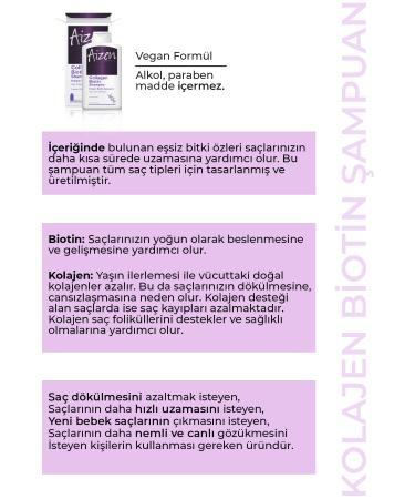 Aizen Collagen Biotin Shampoo - Hair Loss - Extension - Hair Roots - General Care - Collagen Shampoo - 400ml - Buy Online on GoSupps.com