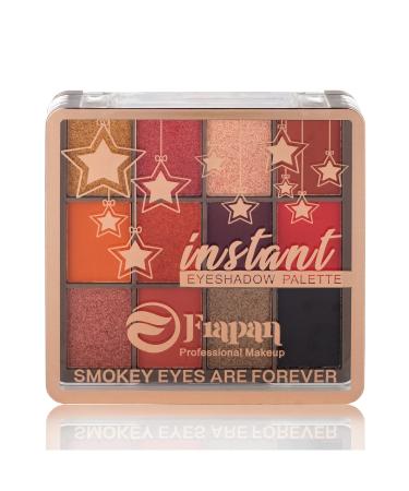 Frapan Instant 12 Color Eyeshadow 01 F162-4