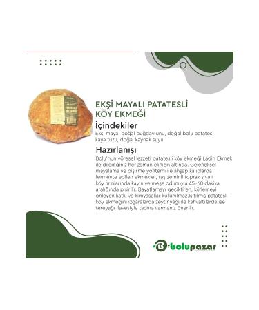 Ladin Ekmek Sourdough Potato Village Bread 1250gr - Buy Online on GoSupps.com