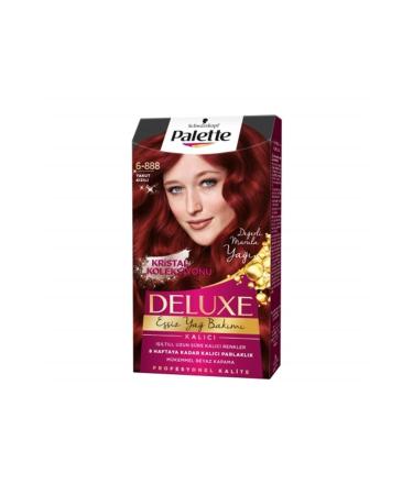 Palette Deluxe Permanent Hair Dye 6-888 Ruby Red