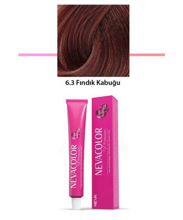 MEVAFA Premium 6.3 Hazelnut Shell - Permanent Cream Hair Dye 50 G Tube