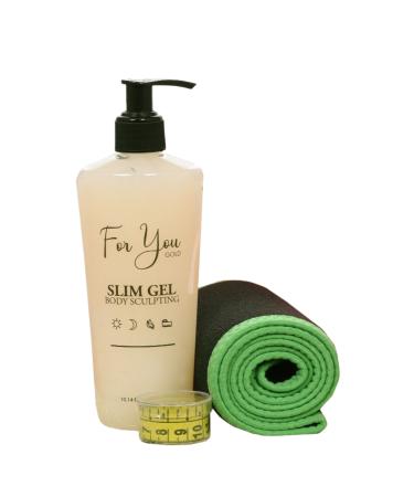 For You Gold Slim Gel Slimming - Firming - Fat Burning - Regional Slimming - Anti-Stretch and Cellulite Cream (SET) - Buy Online on GoSupps.com