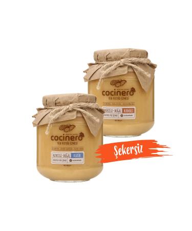 Cocinero Foods 2-pack Natural Plain Peanut Butter Without Additives 300 gr Date Peanut Butter 300 gr