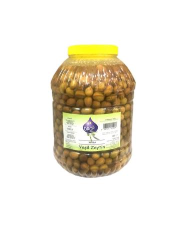 DROP OLIVE OLIVE OIL Drop Edremit Cracked Green Olives 5 Pet (l) Net: 3500 G