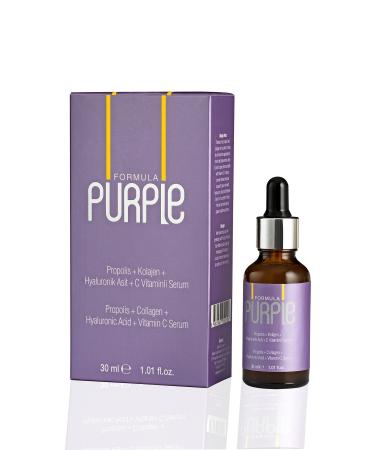 PURPLEFORMULA Propolis + Collagen + Hyaluronic Acid + Vitamin C Serum 30 Ml - Buy Online on GoSupps.com