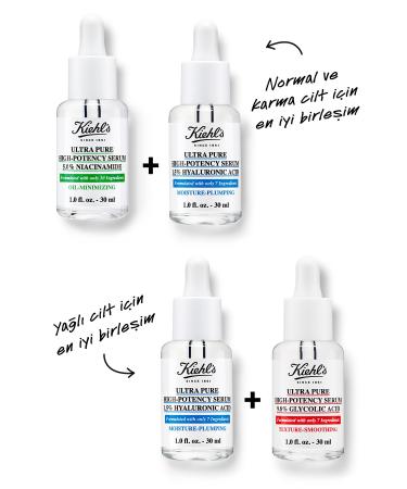 Kiehl's Plumping & Moisturizing Ultra Pure 1.5% Hyaluronic Acid Face Serum 30ml - Buy Online on GoSupps.com