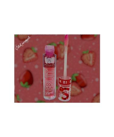 RS Ronassi Cosmetics 8'different Lip Gloss Lipgloss Strawberry-avocado-raspberry-apple-cherry-forest Fruit-papaya-orange