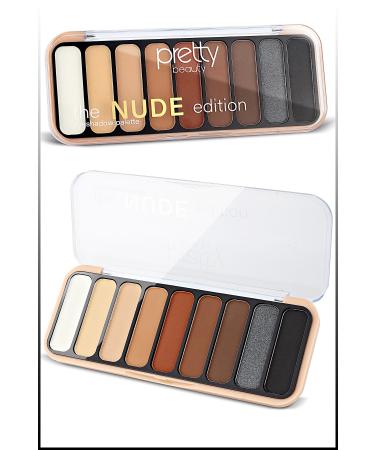 Pretty Beauty 9-Pack Eyeshadow Nude Edition Eyeshadow Palette - Buy Online on GoSupps.com