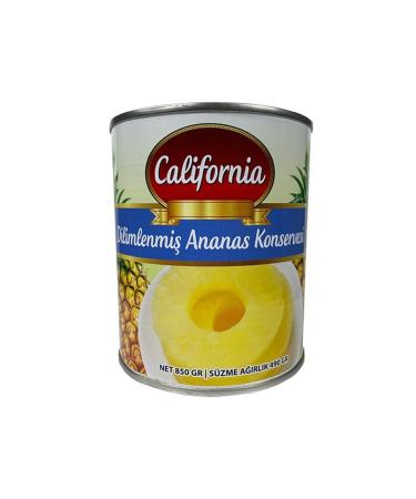 CALIFORNIA California Pineapple Canned Sliced 850 Gr