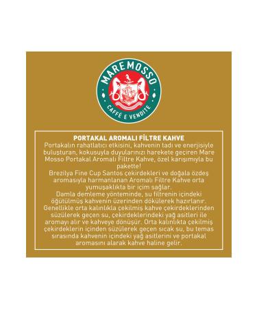 Mare Mosso Caffe Vendite Orange Flavored Turkish Coffee 250 Gr. - Buy Online on GoSupps.com