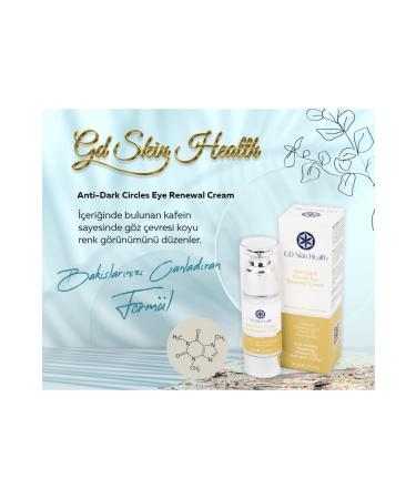 GD skin Health Eye Contour Dark Circles Anti-Pouches and Bruises Cream Anti-dark Circles Eye Renewal Cream 30ml - Buy Online on GoSupps.com