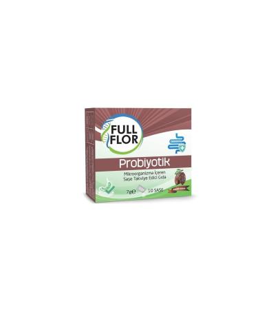 FULLFLOR Probiotic Cocoa Flavored 10 Sachets