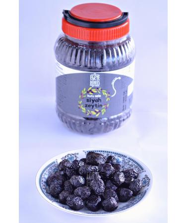 RETURN TO THE AEGEAN Very Lightly Salted Dry Sele Black Olives (DRIED BLACK LIGHT OLIVES) - 1 Kg. - Buy Online on GoSupps.com