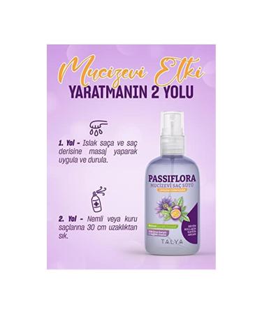 Talya Passiflora Miraculous Hair Milk - Anti-Loss and Fast Hair Growth Effect - Use Without Rinsing - - Buy Online on GoSupps.com