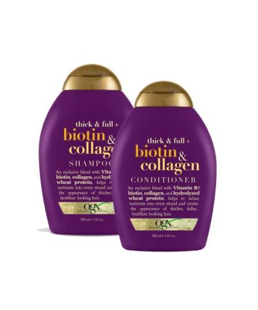 OGX Organix Biotin & Collagen Shampoo 385 ml + Conditioner 385 ml