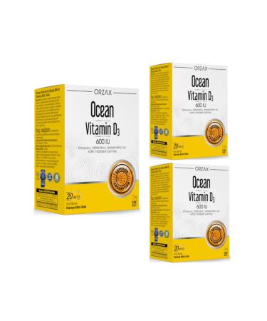 Ocean Ocean Vitamin D3 600 Iu Set of 3