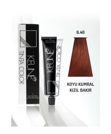 Keune Tinta Color Hair Dye 60ml | No - 6.46 Dark Blonde Copper Red - Buy Online on GoSupps.com