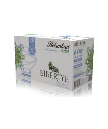 Hekimhan Rosemary 20-Pack Filtering Tea Bag Herbal Tea Bag Brewed Herbal Tea