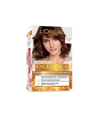 L'Oreal Paris Excellence Intense 6.32 Caramel Brown Hair Dye - Buy Online on GoSupps.com