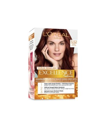 L'Oreal Paris Excellence Intense 5.52 Warm Chestnut Hair Dye - Buy Online on GoSupps.com